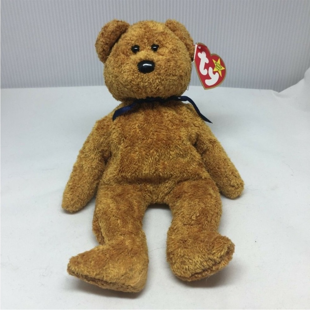 Ty Beanie Baby Fuzz the Bear